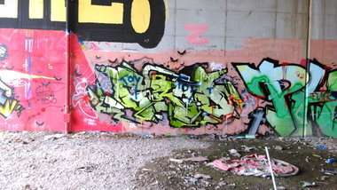 Graffiti Wall - Photo by Hallunken - Grad (2015)