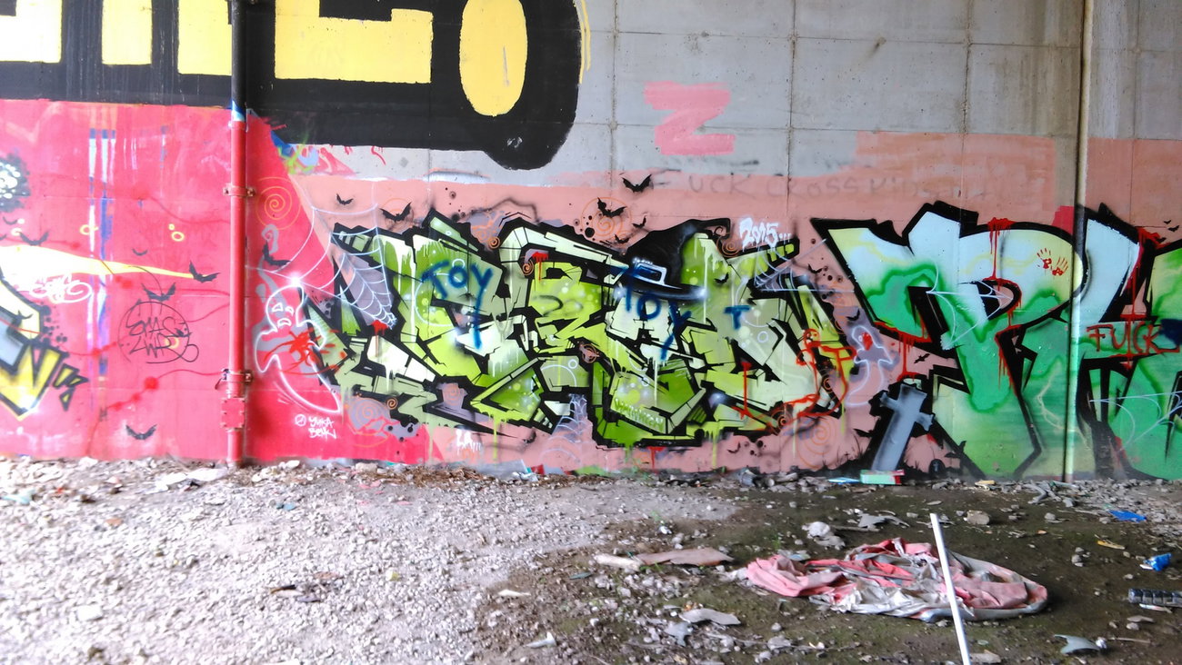 Graffiti Wall - Photo by Hallunken - Grad (2015)