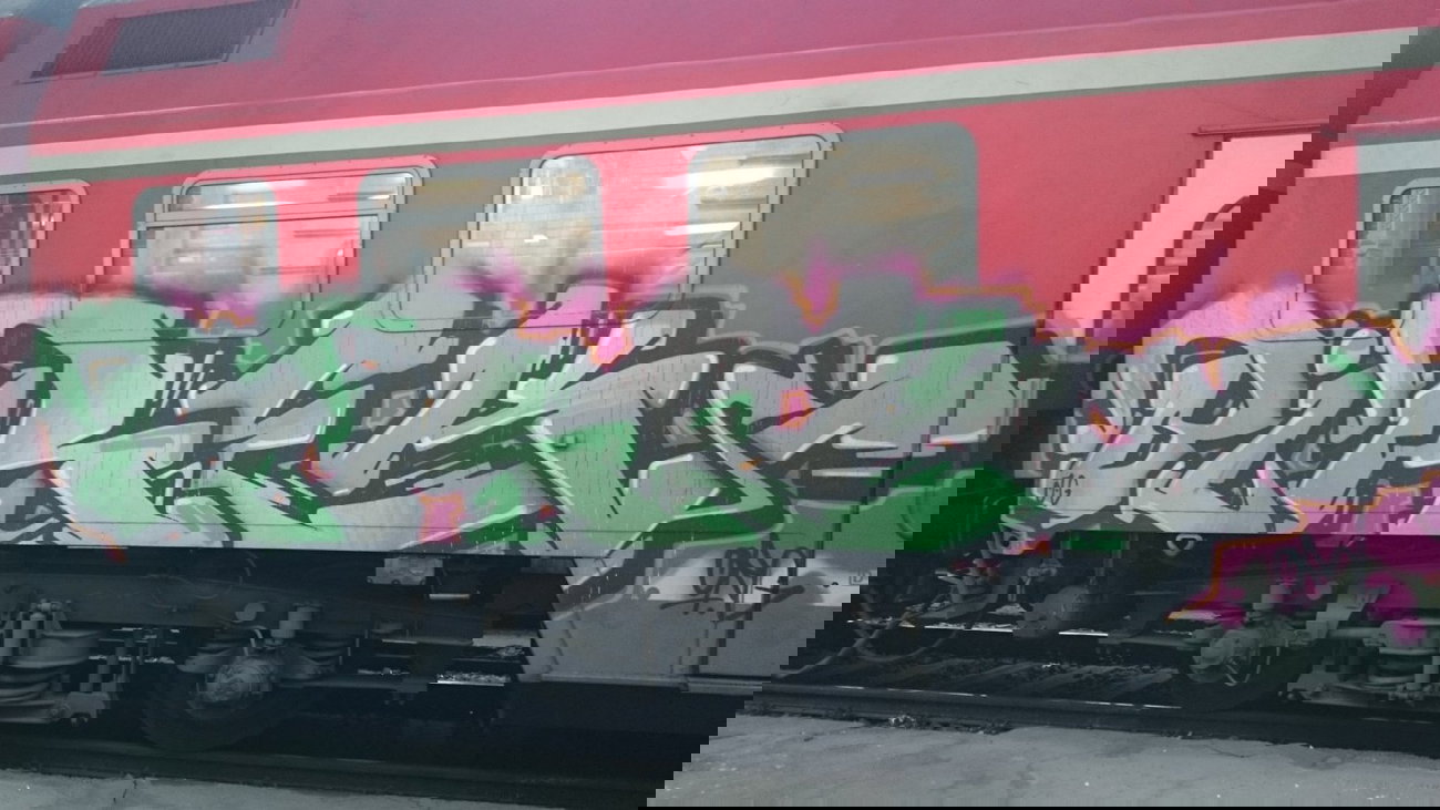 Graffiti Train - Photo by Hallunken - Birek, ORG (2014)