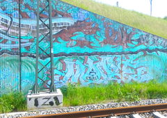 Graffiti Wall - Photo by Hallunken - More (1997)