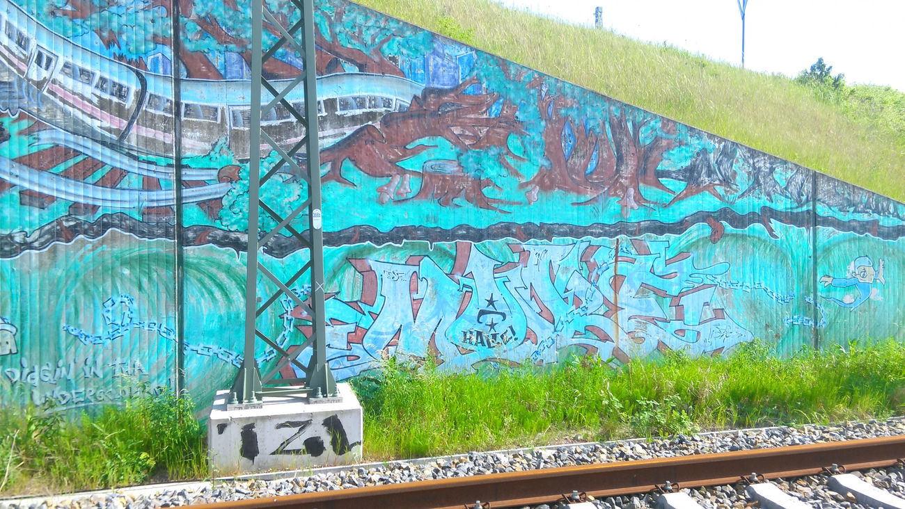 Graffiti Wall - Photo by Hallunken - More (1997)