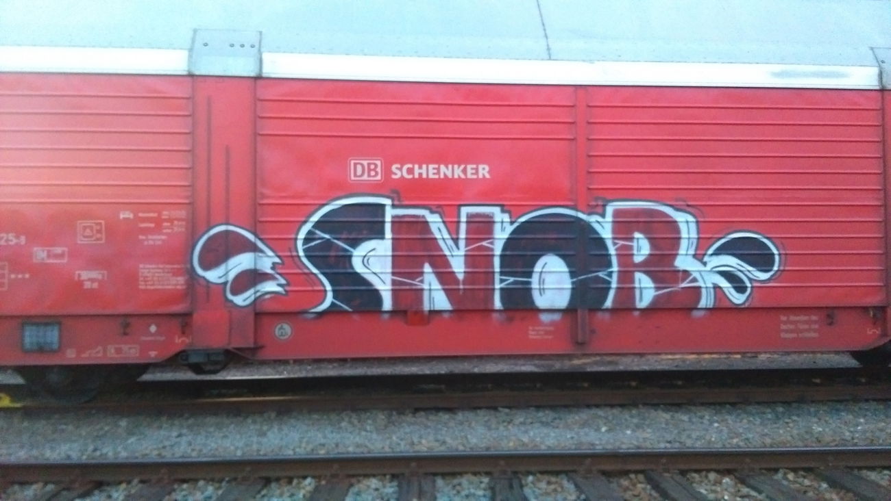 Graffiti Train - Photo by Hallunken - SNOB
