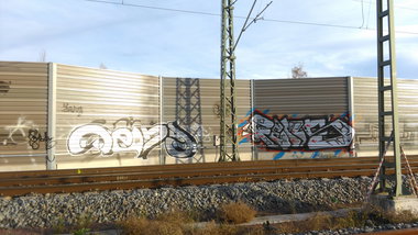 Graffiti Wall - Photo by Hallunken - Deny, Fens (2016)