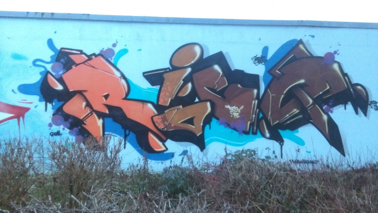 Graffiti Wall - Photo by Hallunken - RICO