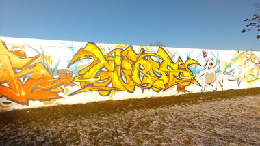 Graffiti Wall - Photo by Hallunken - Güros (2016)