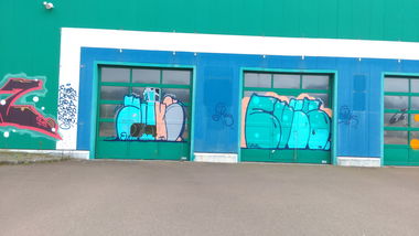 Graffiti Bombing - Photo by Hallunken - Ydus, Ever (2016)