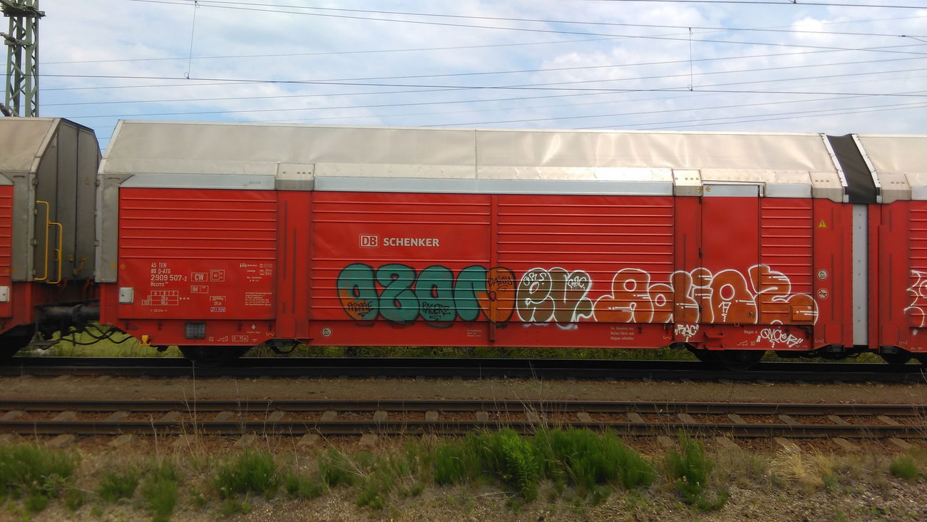Graffiti Train - Photo by Hallunken - adioz
