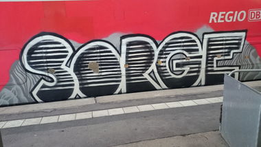 Graffiti Train - Photo by Hallunken - Sorge (2014)