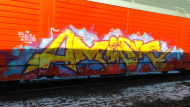 Graffiti Wall - Photo by Hallunken - Amisk (2016)