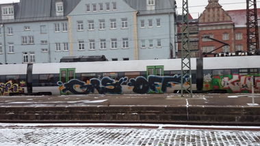 Graffiti Train - Photo by Hallunken - GRS, OFF (2014)