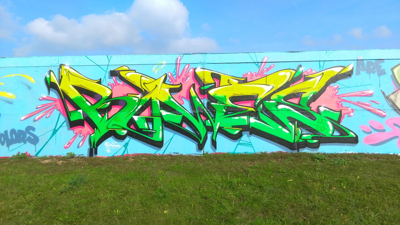 Graffiti Wall - Photo by Hallunken - BOWES (2016)