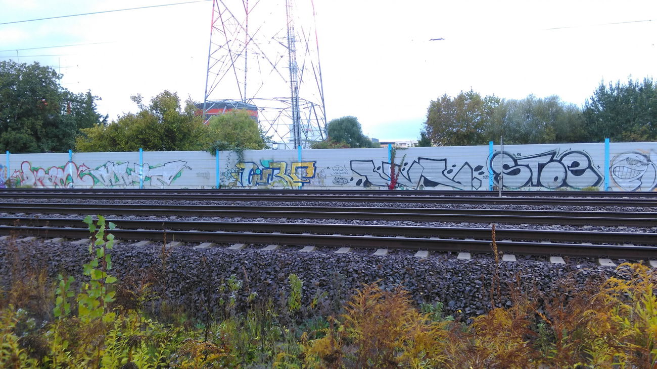 Graffiti Bombing - Photo by Hallunken - Cüro, EVG, Stoe