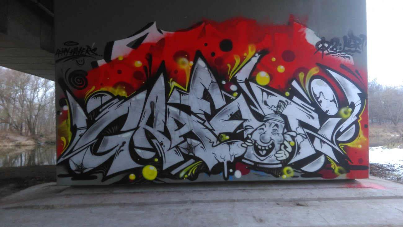 Graffiti Wall - Photo by Hallunken - Graffiti