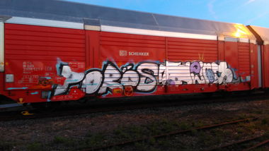 Graffiti Train - Photo by Hallunken - Porös, Heins