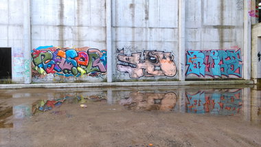 Graffiti Wall - Photo by Hallunken - Baser, ROEM (2016)