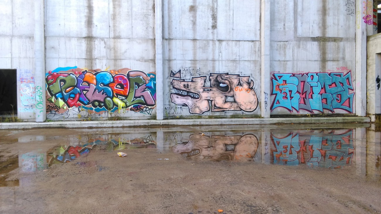 Graffiti Wall - Photo by Hallunken - Baser, ROEM (2016)