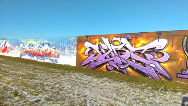 Graffiti Wall - Photo by Hallunken - Harz (2016)