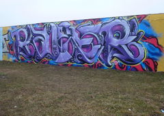 Graffiti Wall - Photo by Hallunken - RASER (2017)