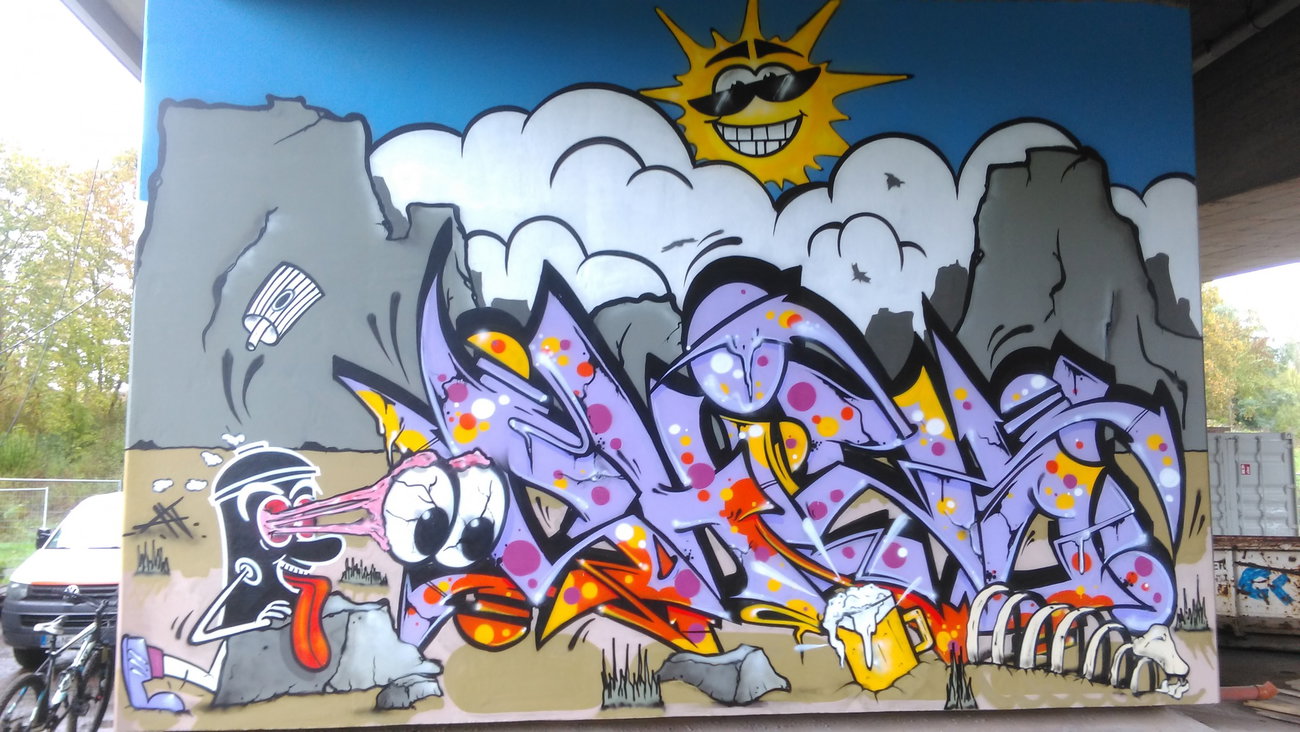 Graffiti Wall - Photo by Hallunken - Shizo (2016)