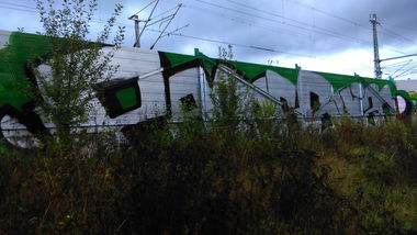 Graffiti Bombing - Photo by Hallunken - Paras, Shizo (2016)