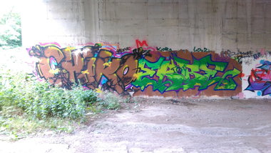 Graffiti Wall - Photo by Hallunken - Chiko, Erbe (2015)