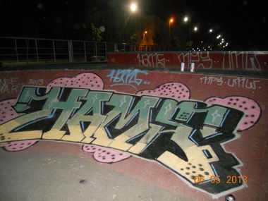 Graffiti Wall - Photo by Hams (2013)