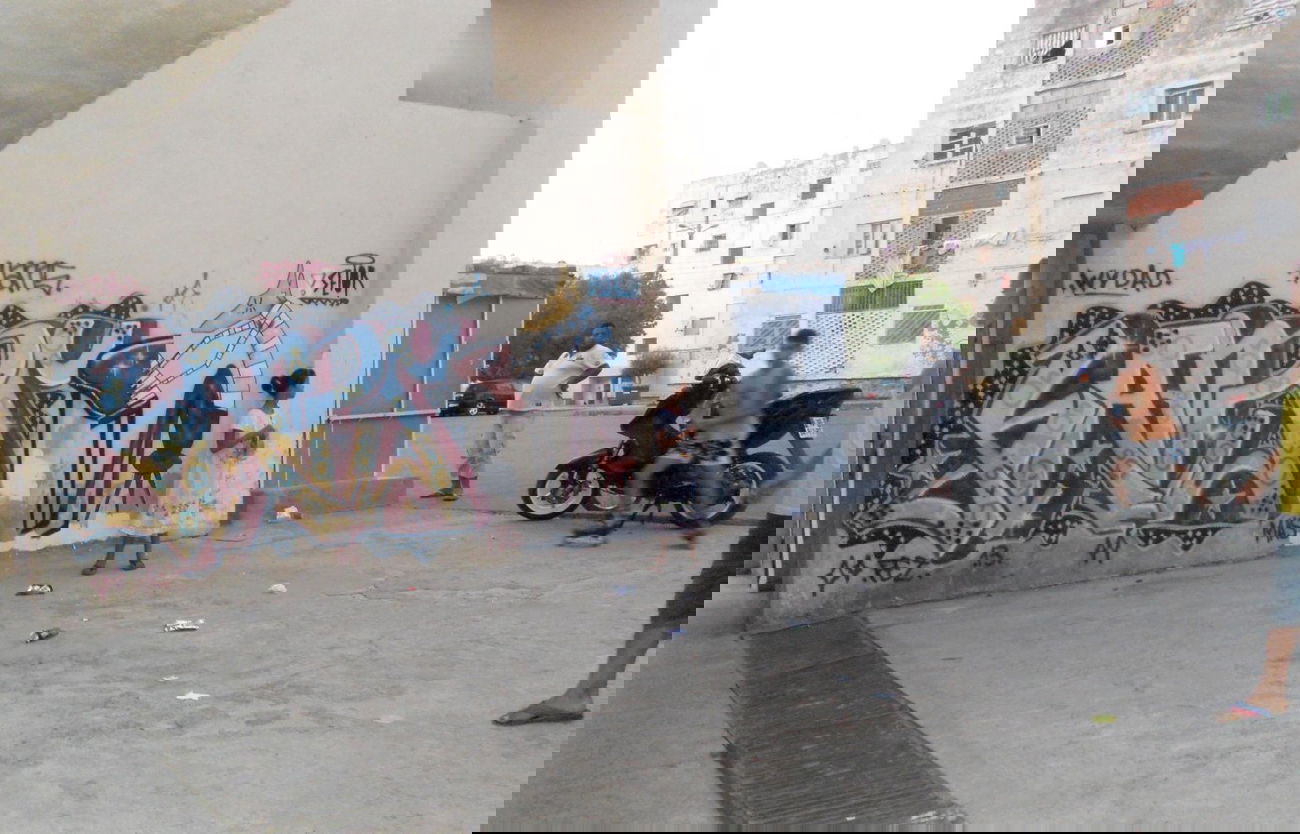 Graffiti Wall - Photo by Hams - hams, Morocco (2013)