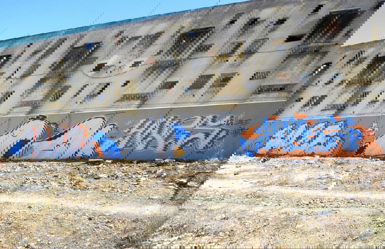 Graffiti Wall in Fes - Photo by Hams (2013)