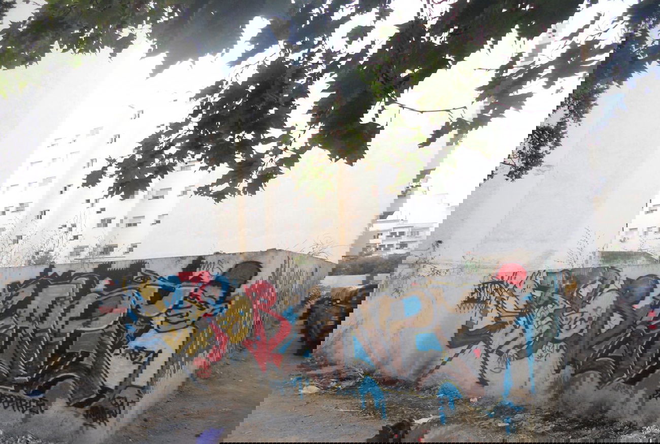 Graffiti Wall in Fes - Photo by Hams (2013)