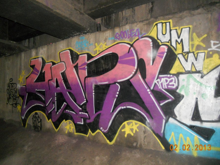 Graffiti Wall in Casablanca - Photo by Hams (2013)