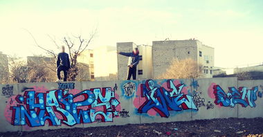 Graffiti Wall in Fes - Photo by Hams (2013)