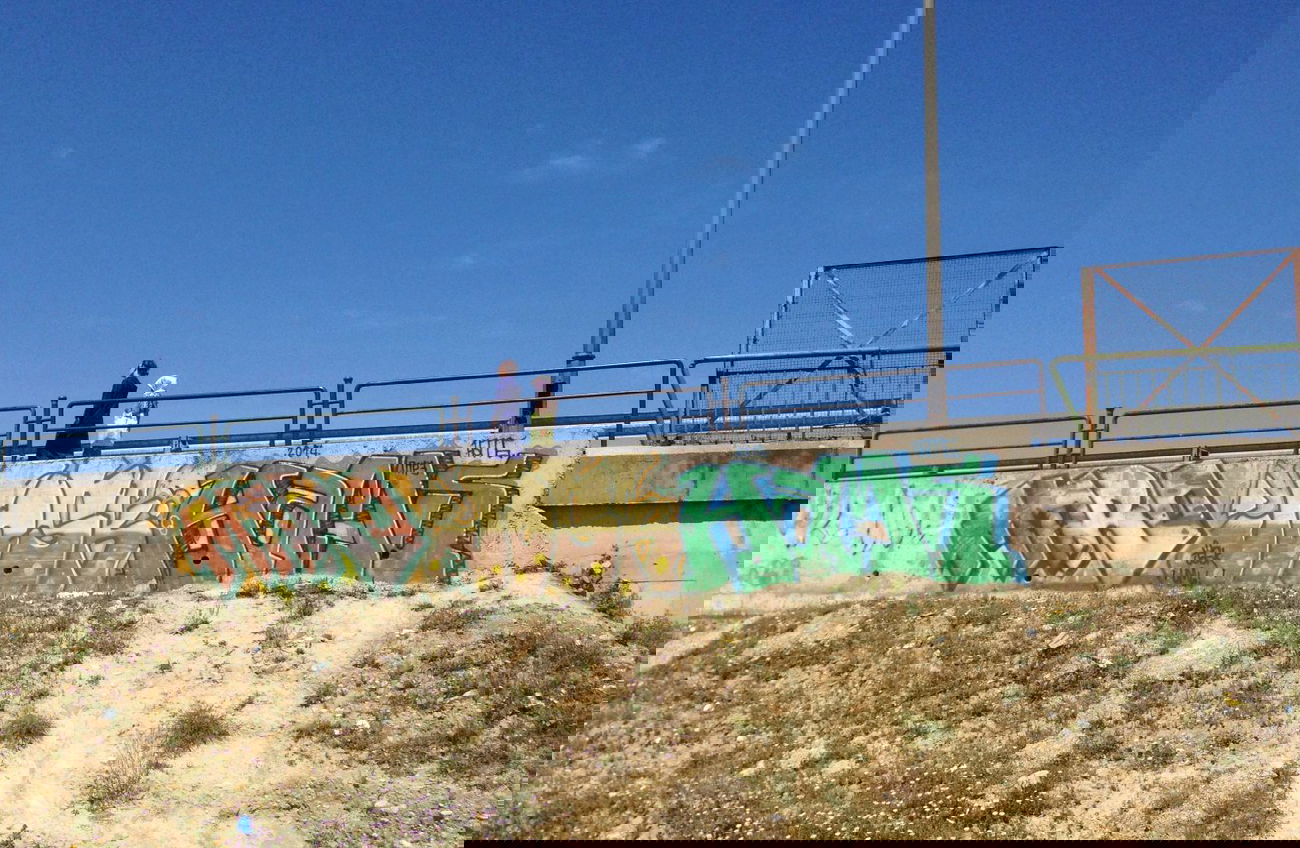 Graffiti Bombing in Fes - Photo by Hams