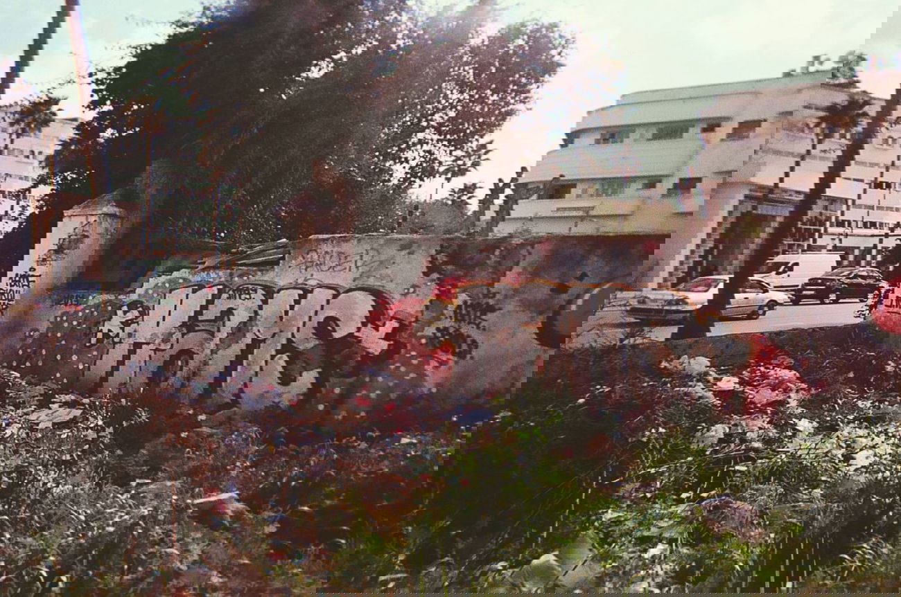 Graffiti Bombing in Fes - Photo by Hams