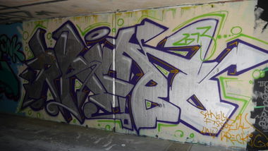 Graffiti Wall in Freiburg - Photo by Handkante - rambo, ramboe, freiburg