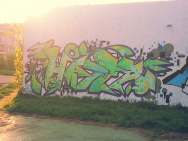 Graffiti Wall in Karlsruhe - Photo by Handkante - hazer, 420