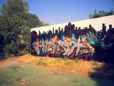 Graffiti Wall - Photo by Handkante - harem, 420, karlsruhe