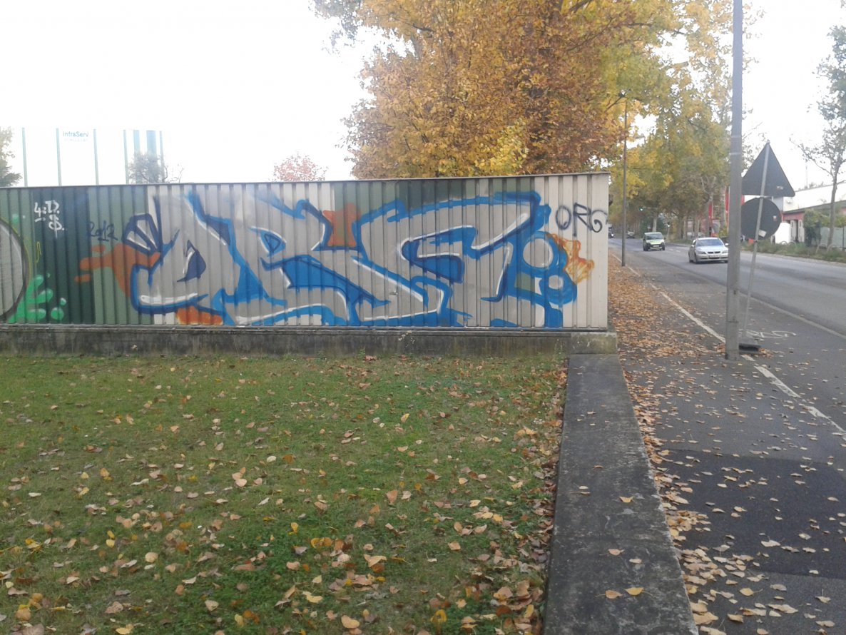 Graffiti Wall - Photo by Handykamera - ORG, Wiesbaden, org