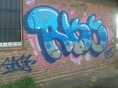 Graffiti Wall - Photo by Handykamera - Rkc, rkc, Gross