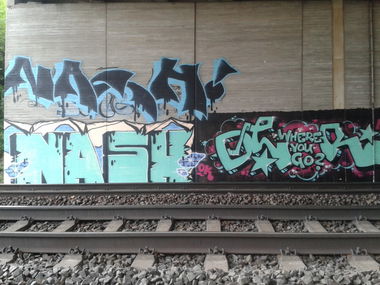 Graffiti Wall - Photo by Handykamera - Deor, Nash, DeorNash