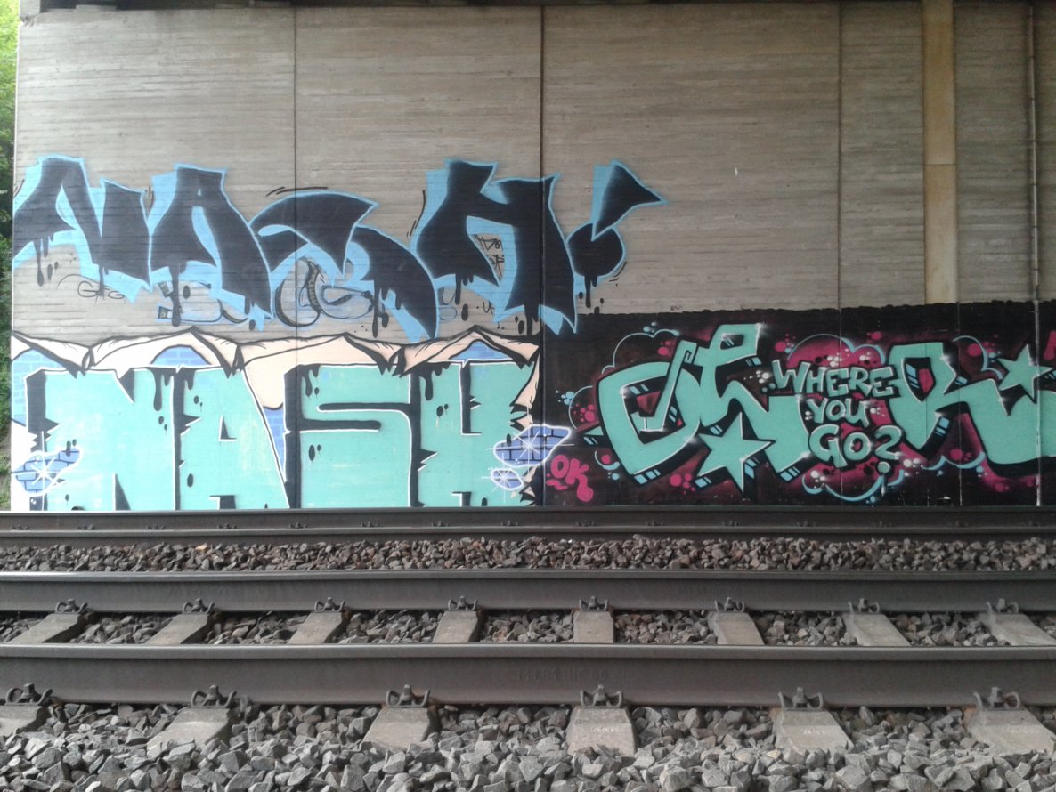 Graffiti Wall - Photo by Handykamera - Deor, Nash, DeorNash