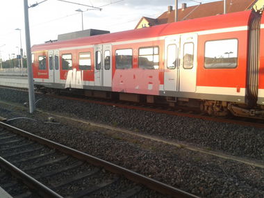 Graffiti Train - Photo by Handykamera