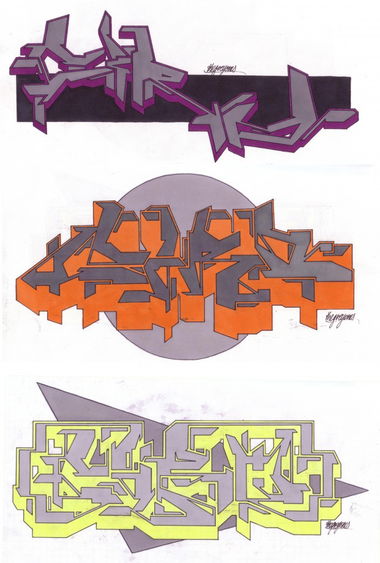 Graffiti Sketch - Photo by Hanebuechen - ciro, sketch, grey (2013)