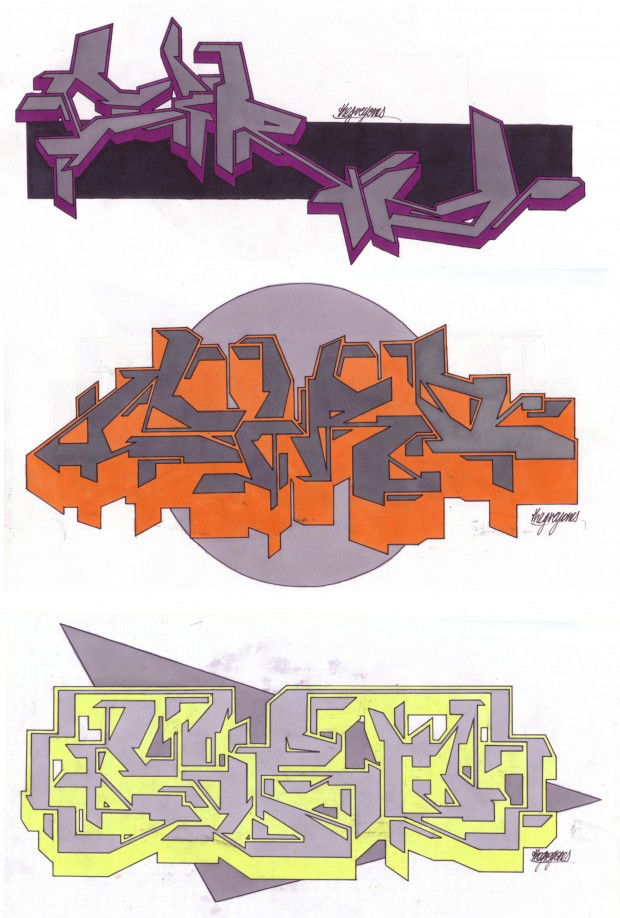 Graffiti Sketch - Photo by Hanebuechen - ciro, sketch, grey (2013)