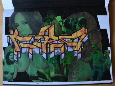 Graffiti Sketch - Photo by Hanebuechen - ciro, sketch, collage (2013)