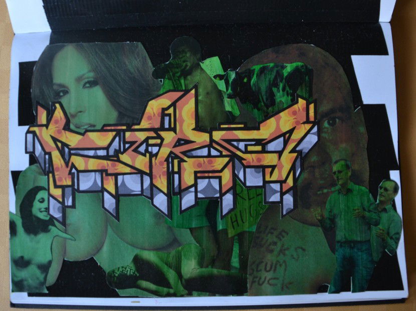 Graffiti Sketch - Photo by Hanebuechen - ciro, sketch, collage (2013)