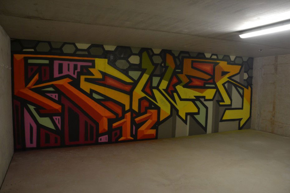 Graffiti Artwork - Photo by Hanebuechen - ciro, wall, keller (2013)