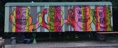 Graffiti Artwork - Photo by Hanebuechen - ciro, wall, trailer (2013)