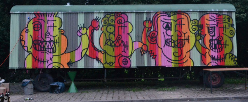 Graffiti Artwork - Photo by Hanebuechen - ciro, wall, trailer (2013)