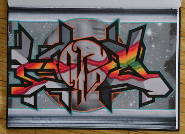 Graffiti Sketch - Photo by Hanebuechen - ciro, space, collage (2014)