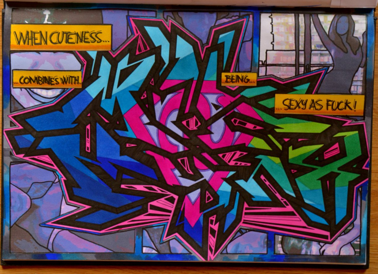 Graffiti Sketch - Photo by Hanebuechen - ciro, sketch, mia (2014)